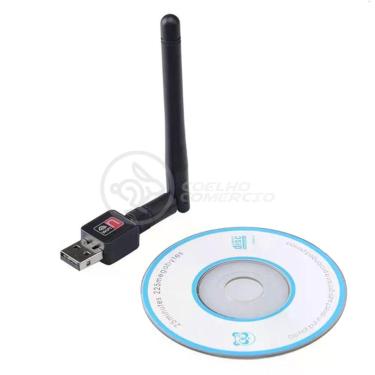 Imagem de Antena Usb 2.0 Receptor De Wifi Wireless Internet Sem Fio 1200Mbps 802.Inn Pc Notebook 17
