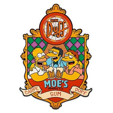 Imagem de Placa Decorativa Cerveja Simpson Duff Recorte 44x28 Cm