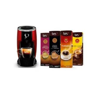 Imagem de Kit  Máquina Touch Vermelha  220V + 40 Cápsulas Kit Máquina Touch Vermelha  220V + 40 Cápsulas