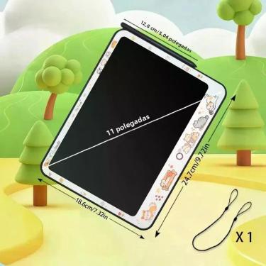Imagem de Tablet De Quadro Negro LCD Para Crianças, Brinquedo Educacional De 11,