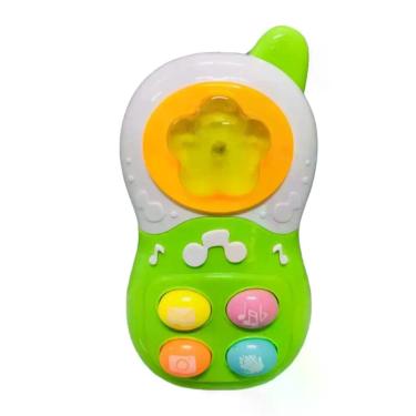 Imagem de Telefone Interativo para Bebês com Luz Som e Imagem Zippy Toys - 11132