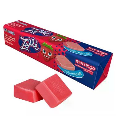 Imagem de Bala Mastigável Drops Morango Zollé - 350g