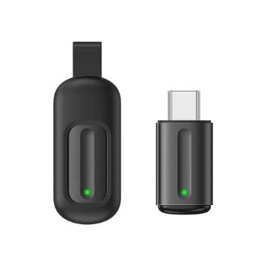 Imagem de Adaptador de controle remoto universal para smartphone, controle remoto tudo em um para TV/AC/DVD, compatível com Samsung, Sony, Panasonic, Sharp, LG e mais. (Preto, Tipo-C para iOS e Android)
