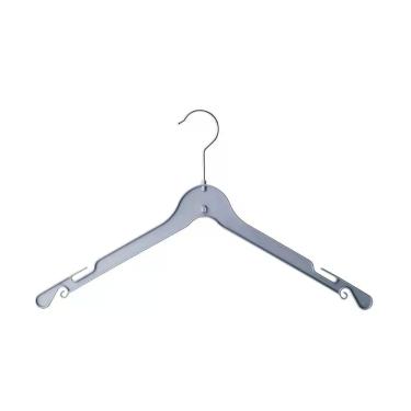 Imagem de Cabide Blusa Adulto 42,2 cm - 1013 - IOPLAST, Prata, 100 peças