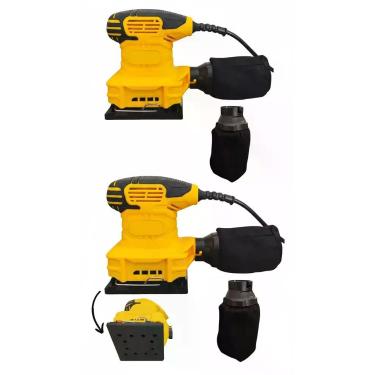 Imagem de Lixadeira Elétrica 250W Compacta Amarela - Congratulations Store