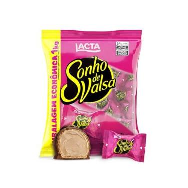 Imagem de Lacta Sonho de Valsa - Wafer Recheado Sabor Chocolate Pacote 1kg