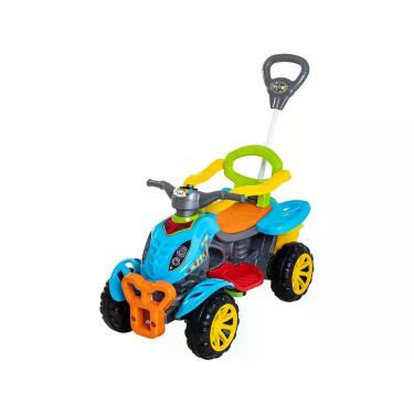 Imagem de Carrinho de Passeio e Pedal Bebe Maral Quadriciclo Colorido, Colorido