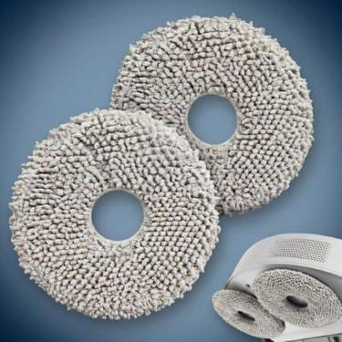 Imagem de Kit 2 Mops Microfibra Robô Aspirador X10+ X20 Plus, Pro E Max - DAZZELI (TRADICIONAL)
