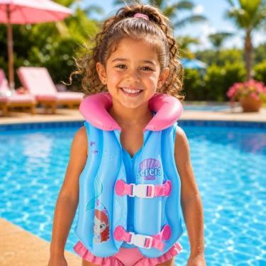 Imagem de Colete Boia Criança InflávelPersonagens Infantil Praia Piscina Salva V