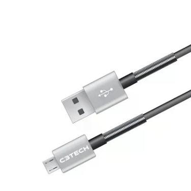 Imagem de Cabo Usb-micro Usb C3tech 1,5m Cb-1000gy