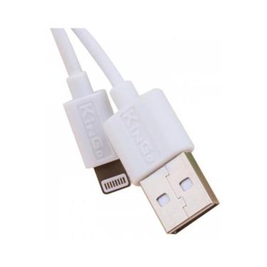 Imagem de Kit 5 Cabo De Dados Lightning Kingo 2M 2.1A Para Iphone Xs - Yellow Ce
