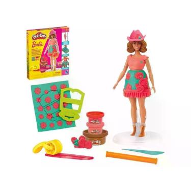 Imagem de Play Doh Barbie Arranjo e Franjas G1360 Hasbro, Unico, Unico