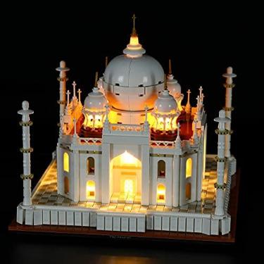 Imagem de GEAMENT LED Light Kit Compatible with Lego Taj Mahal - Lighting Set for Architecture 21056 Building Model (Lego Set Not Included)