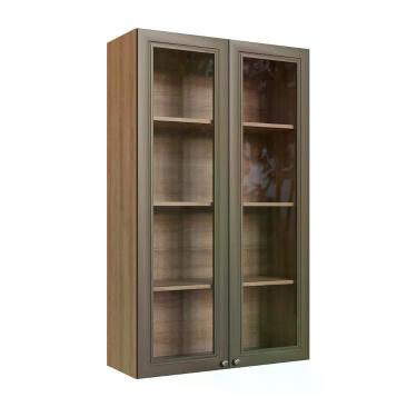 Imagem de Cristaleira 2 Portas Clássica Quiditá Montana/bronze