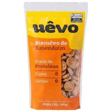 Imagem de Biscoito Proteico Amendoim 200g - Uevo - Uêvo