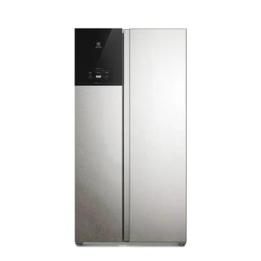 Imagem de Geladeira Electrolux Frost Free Bivolt 624L Efficient com AutoSense Side by Side Inox Look (ES60S) Bivolt