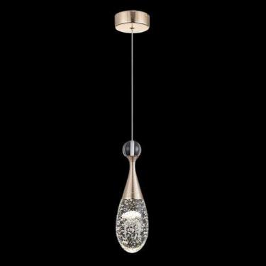 Imagem de Luminária pendente nórdica criativa em formato de bolha de cristal, luz decorativa para sala de estar e quarto (Estilo 4 (1 lâmpada))
