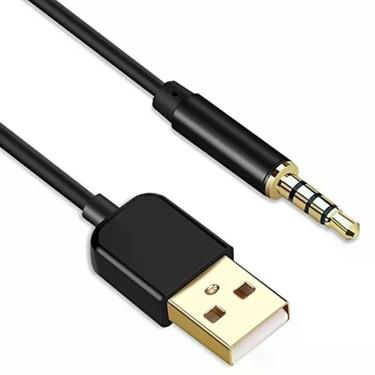 Imagem de Cabo de Carregamento AGPTEK 3.5mm para USB 2.0 - MP3/MP4