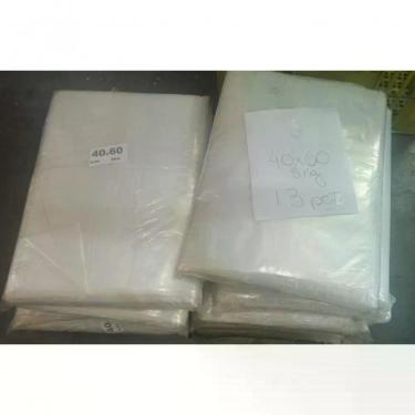 Imagem de Saco Plástico Transparente Pe 40x60 Esp.0.06 C 5kg para Embalagem Resistente Visualização de Conteúdo Higipack