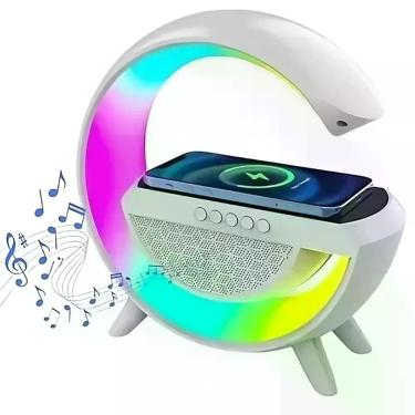 Imagem de Caixa De Som  Carregador Abajur Indução G-speaker