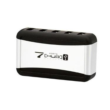 Imagem de Kit com 10 HUB 7 Portas USB 2.0, Com Fonte de Energia - CIRILO CABOS