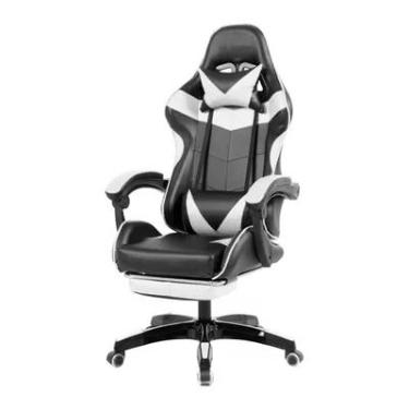Imagem de Cadeira Gamer Fortt Trieste, Até 120KG, Reclinável, Branca -  Cgf002-b