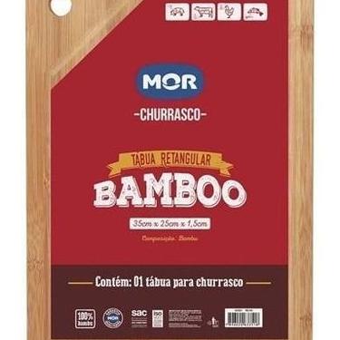Imagem de Tábua De Corte De Carne 35x25cm De Madeira Bambu - mor