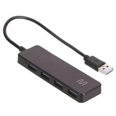 Imagem de Hub USB 3.0 4 Portas Multilaser AC444