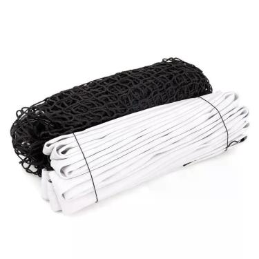 Imagem de Rede de Tênis Fio Seda 2,5mm 1 Faixa Pvc Preto para Quadra Master Rede