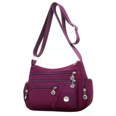 Imagem de Bolsa Feminina Para Viagem Passeio Atemporal Resistente - Alwy, Roxo
