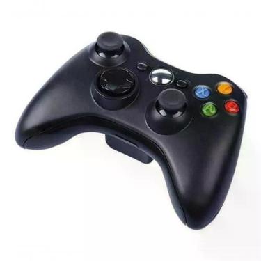 Imagem de Controle Joystick Sem Fio Xbox 360 Slim Fat Preto