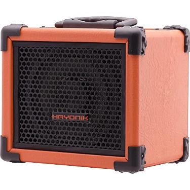 Imagem de Caixa Multiuso, Hayonik, Iron 80, Bluetooth, 1 Porta USB, Laranja
