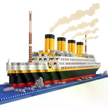 Imagem de Conjunto de construção de modelos Emeetlinn Titanic Micro Mini Blocks 