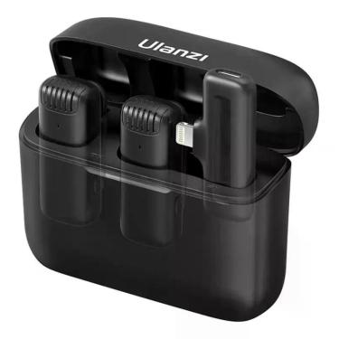Imagem de Microfone Sem Fio Ulanzi J12 iPhone Lightning 2 Mics, Conector Tipo C