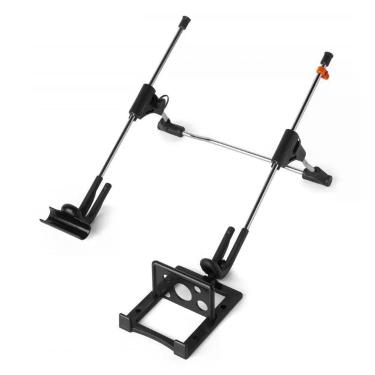 Imagem de Suporte para Notebook G4 MUTABIS Ajuste de Altura e Inclinação Porta-caneta e Celular Cromado 27CM