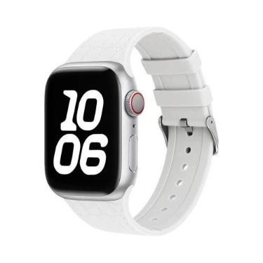 Imagem de Pulseira De Silicone Com Padrão De Lichia Para Apple Watch Ultra 40mm 