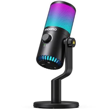 Imagem de Microfone condensador Maono DM30 RGB