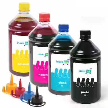 Imagem de Kit 4 Tintas Compatível Canon G3111 G3160 G3102 G2160 G4111 G2160 G311
