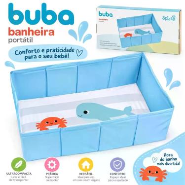 Imagem de Banheira Portátil 63cm Para Bebês Dobrável Splash Buba