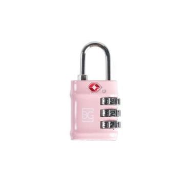 Imagem de Cadeado TSA com 3 Dígitos II Rosa Claro - Bagaggio, U