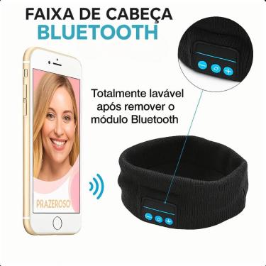 Imagem de Faixa de Cabeça Bluetooth para Dormir e Exercícios - LIPPIN