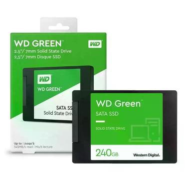 Imagem de SSD 240GB Western Digital WD Green Sata III 6GBs Leitura 545MBs e Grav