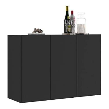 Imagem de Aparador Buffet 3 Portas Veneza Multimóveis V1007 Preto