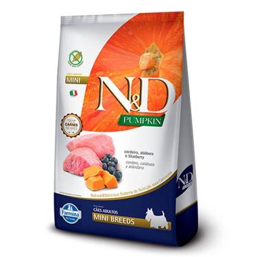 Imagem de N&D Pumpkin para Cães Adultos de Raças Mini e Pequenas Sabor Cordeiro,