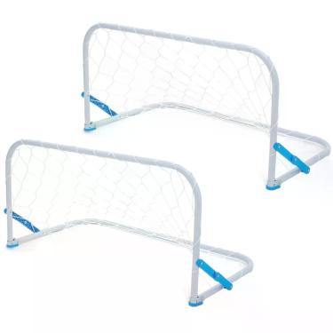 Imagem de Kit 02 Traves De Futebol Mini Gol De Aço - Mep Kids