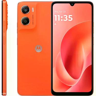 Imagem de Smartphone Moto G06 Motorola 6,9, 1286 GB, Android 15, Laranja, 128GB,