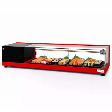 Imagem de Estufa Para Salgados Vitrine Elétrica Refrigerada Sushi Beta 1,50m 220
