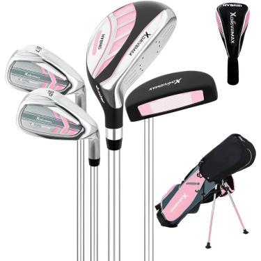 Imagem de Conjunto de tacos de golfe XDriveMax Rosa para crianças de 5 a 8 anos