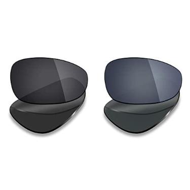 Imagem de Mryok 2 pares de lentes polarizadas de substituição para óculos de sol Oakley Juliet - opções