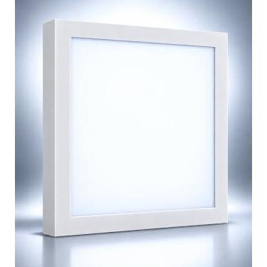 Imagem de Plafon Painel LED Sobrepor 24W 25W Quadrado Slim 28x28cm 6500K Branco Frio
